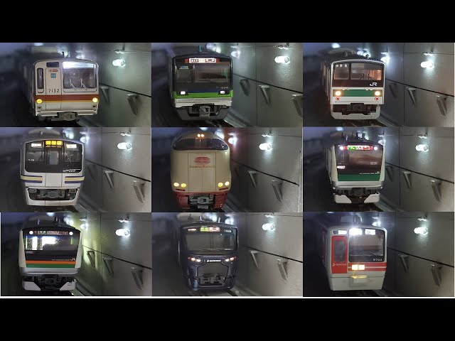 Nゲージ　いろいろな車両を地下鉄で走らせてみた！パート１　平井鉄道　I tried running various vehicles on the subway !