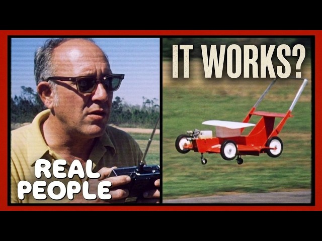Flying Lawn Mower | Real People | George Schlatter