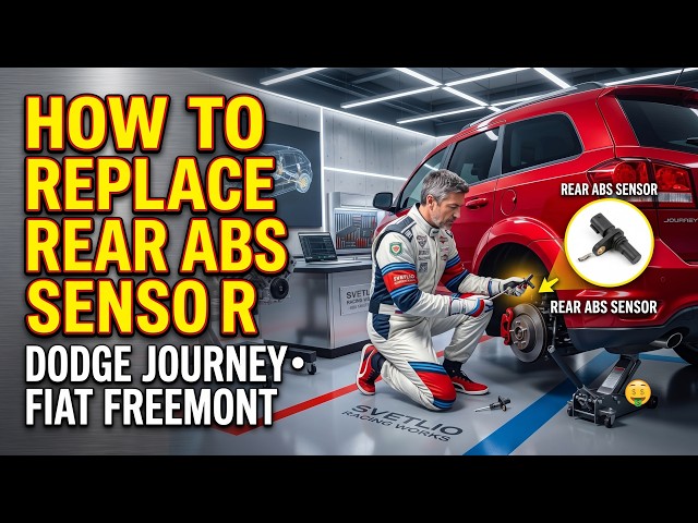 Dodge Journey / Fiat Freemont: Rear Wheel Speed Sensor Replacement Guide