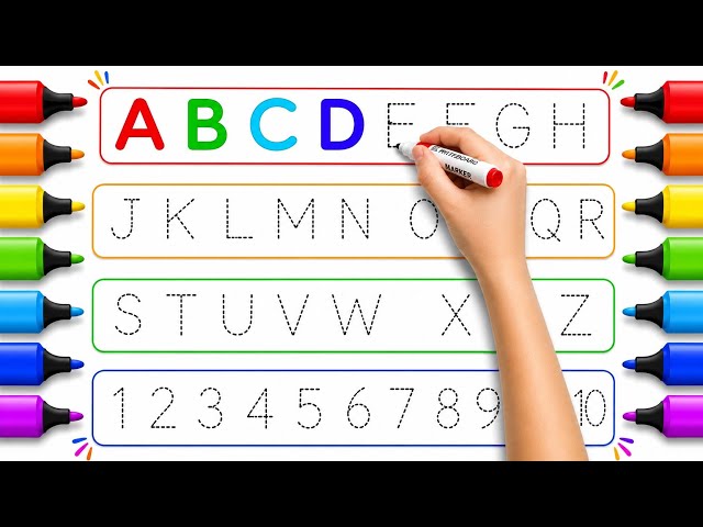 ABC & 123 Song for Kids | Learn Alphabet A to Z & Numbers 1 to 50 