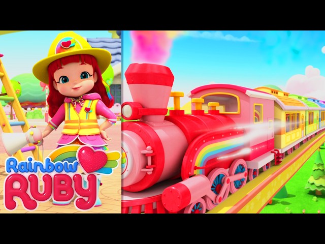 Can We Stop the Runaway Train?! | Rainbow Ruby - WildBrain | Full Episodes for Kids