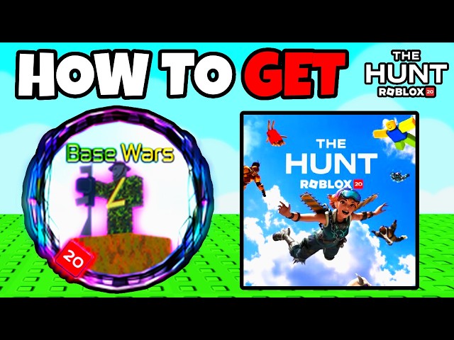 How To Get BASE WARS SECRET BADGE in The Hunt: Roblox 20 EVENT!