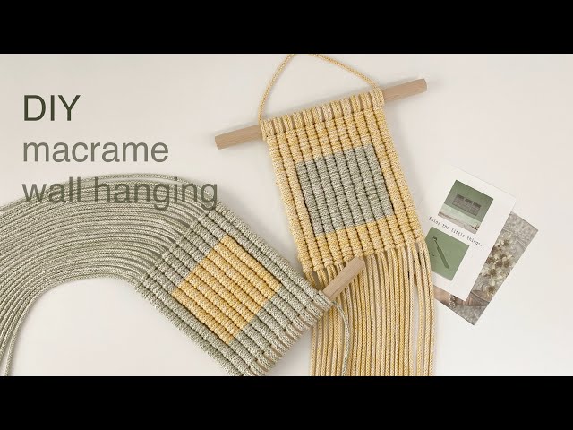 DIY | macrame wall hanging