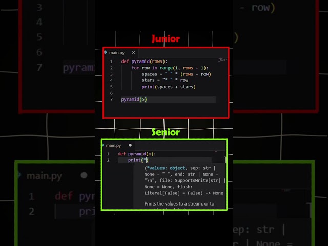 The Secret to Senior Python Code #python #coding #developer