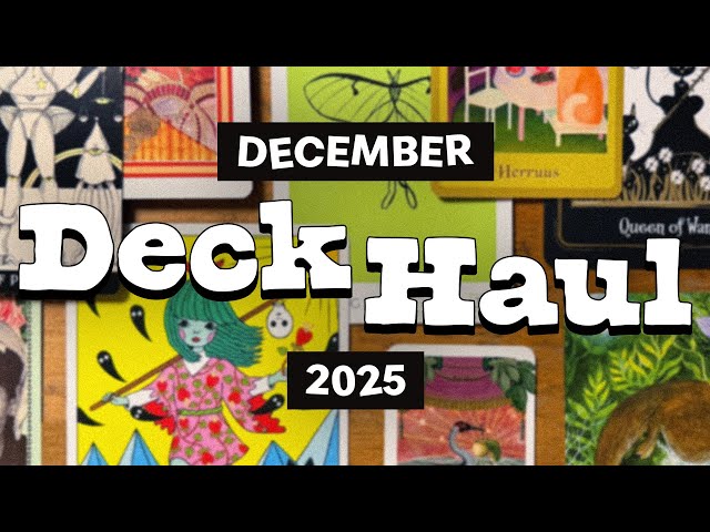 It’s a Tarot & Oracle Deck Haul! 🎁 December Wrap-Up Favorites