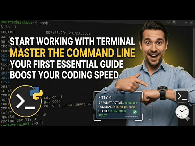 Start Working with Terminal | Mastering Command Line Basics  A Step by Step Guide 🖥️