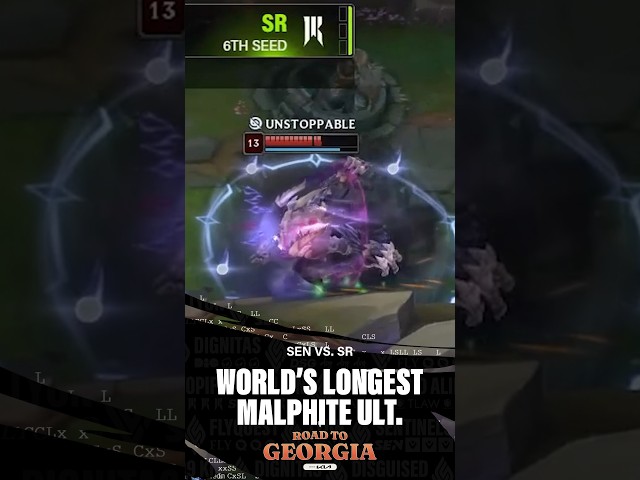 World's LONGEST Malphite Ult 🤯🤯🤯