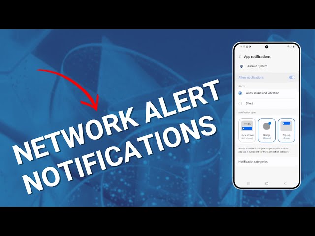 How to Turn On/Off Network Alert Notifications On Galaxy S25