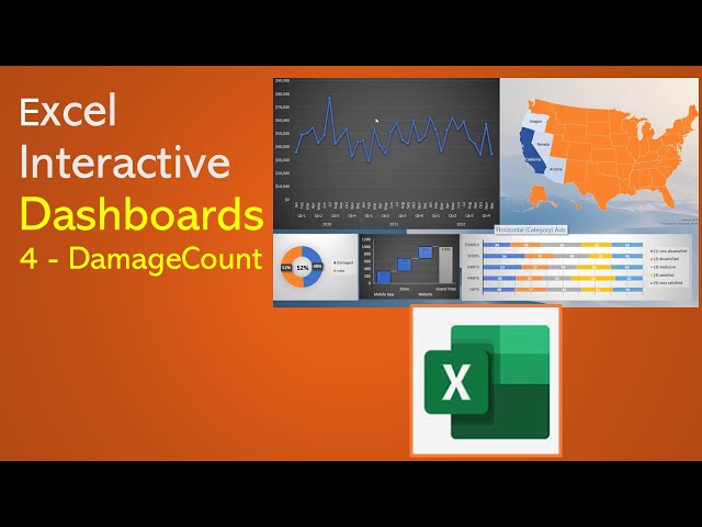 Excel Interactive Dashboards | 4 - DamageCount
