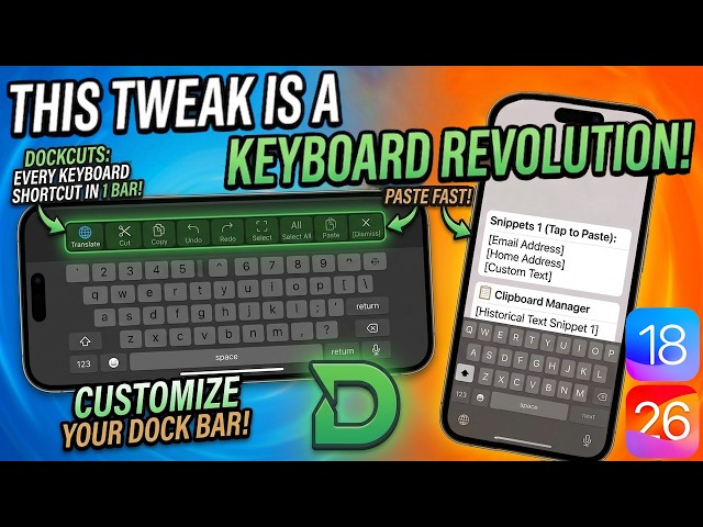 Must Have Jailbreak Tweak! Part 101 | Turn Your iPhone Keyboard Into a Productivity Beast!