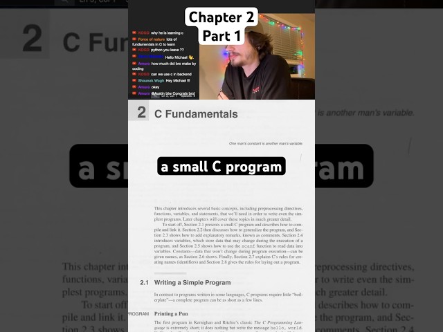 C Programming: A Modern Approach (2nd Ed.) by K.N. King | Chapter 2 | Part 1 #holidaysonshorts #code
