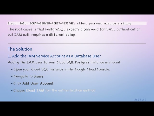 Connecting Cloud Run Functions to Cloud SQL with IAM Authentication and No Password