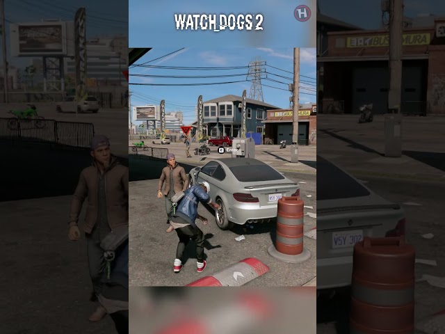 This Happens If You Steal NPC's Car In Front of Them - GTA 5 VS Watch Dogs 2