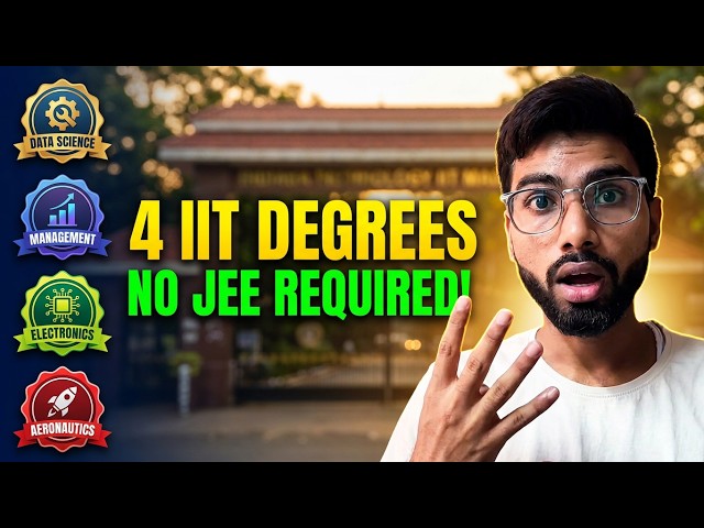4 IIT Madras Degrees Without JEE | 2026 Admission Guide