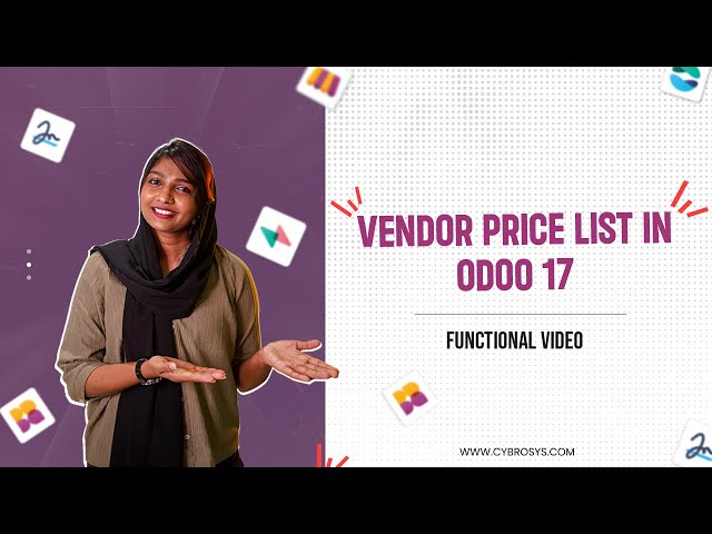 #3 How to Setup Vendor Pricelist in Odoo 17 Purchase | Vendor Price list in Odoo 17