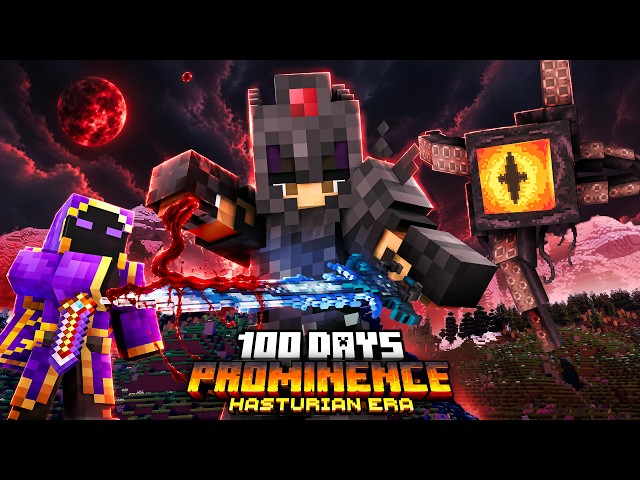 I Spent 100 Days as a BLOOD DEATH KNIGHT in Prominence II Minecraft...