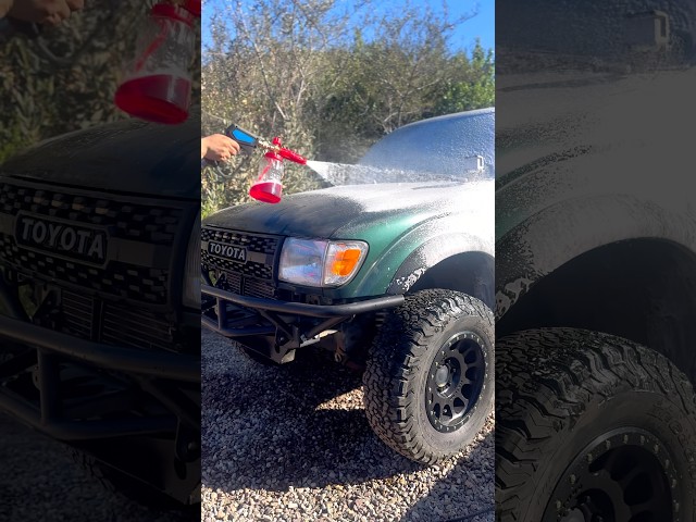 1st gen tacoma shower time hit up Local Legends Auto Detailing #cardetail