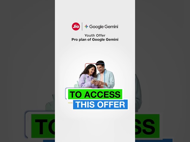 🤯 ₹35,100 Google Gemini Pro FREE for 18 Months! | Jio Youth Offer, 2TB Storage, Veo 3.1 Access