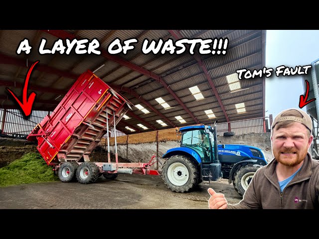 LAST SILAGE OF THE YEAR!! ... GETTING RID OF A LOT WASTE!!