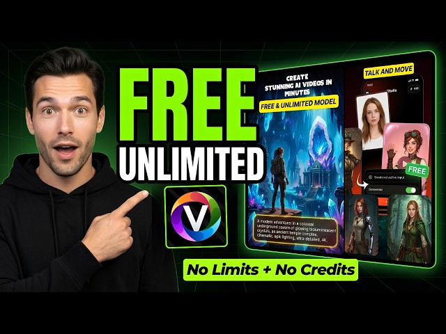 Create UNLIMITED AI Videos Now (100% FREE) | Text-to-Video + Image-to-Video