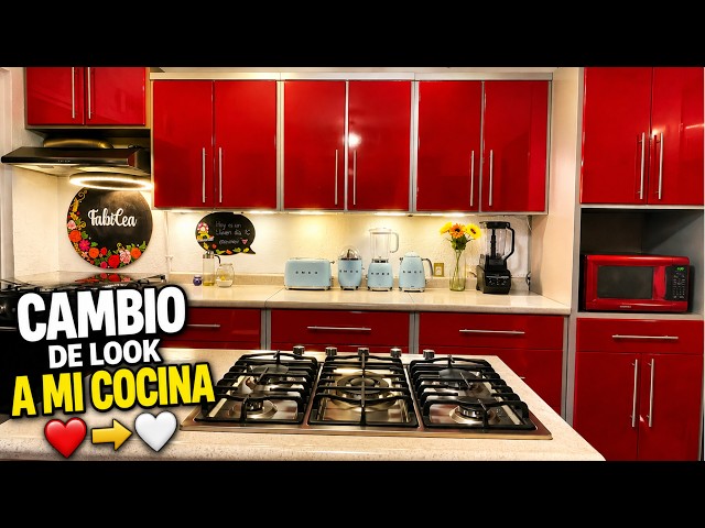 Saluditos  👋 CAMBIO DE LOOK A MI COCINA ❤️➡️🤍