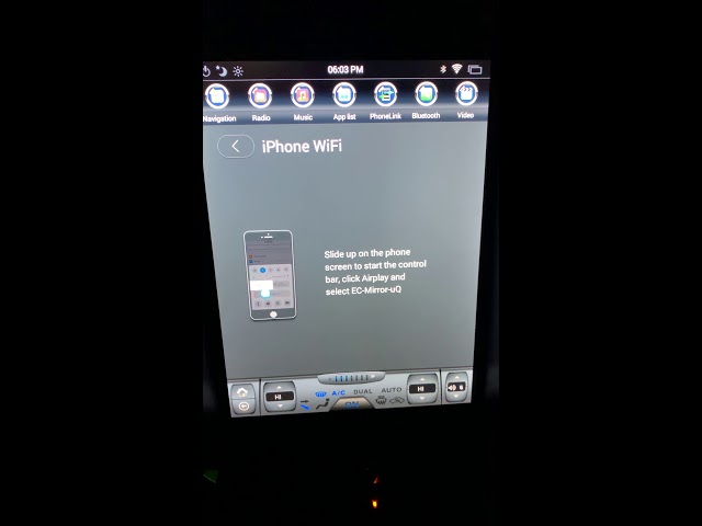 Phoenix Android Radio: Screen Mirror Samsung / iPhone / Android WiFi