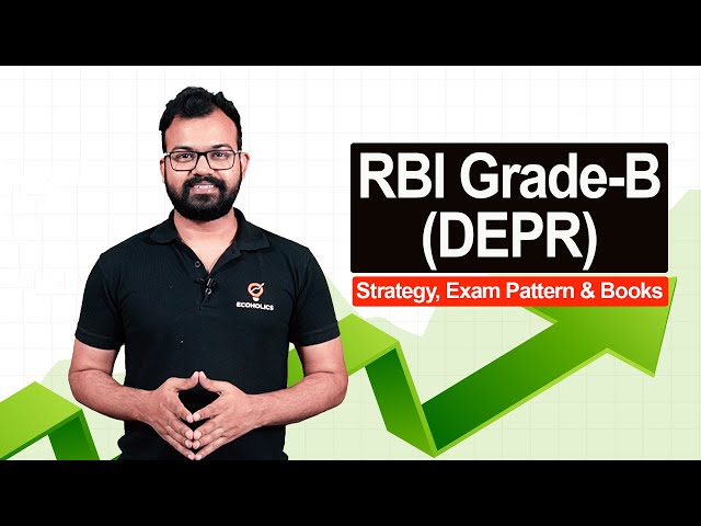 RBI Grade-B DEPR | Must Know Books, Approach & Strategy to Clear RBI Grade-B DEPR exam | Ecoholics