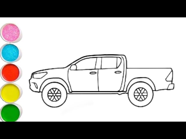 How To Draw a Cute  Car | Easy Step By Step Tutorial