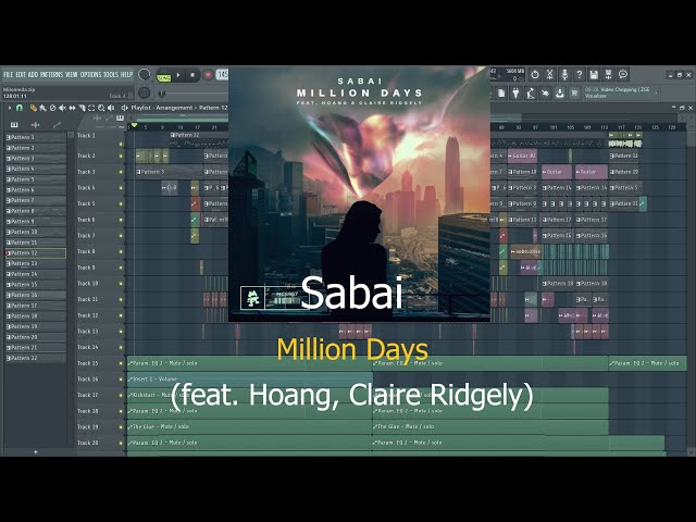 [FREEFLP] Sabai - Million Days (feat,Hoang, Claire Ridgely) FL Studio