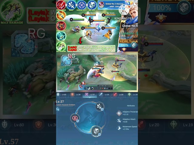 Mobile Legends Alucard Build 2026 GamePlay #Youtubeshorts