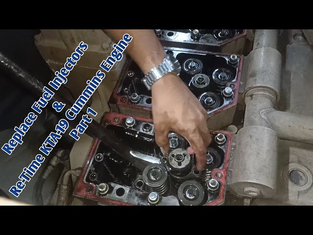 Part 1: Replace Fuel Injectors & Re-Time KTA-19 Cummins Engine | The ElectroMotive Seaman