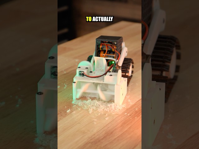 3D Printed RC Skidsteer Snowblower #3dprinting #rc