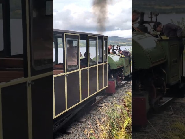 🚂 Dorothy Charges Along The Lakeside Embankment #trains #railway #shorts