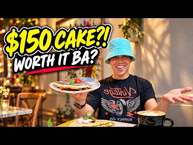 $150.00 Dollar Ube Cake! Worth it Ba? Lady M, Te Amo, The Crepe Shop Chicago.