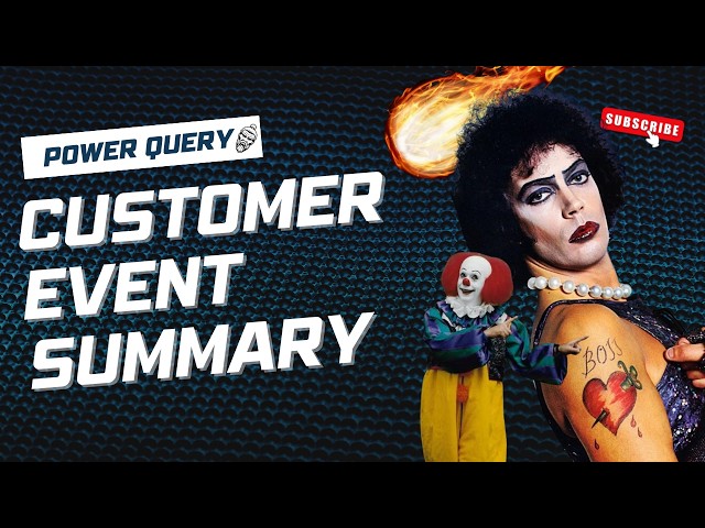 Power Query - Customer Event Summary 🗡️🦒
