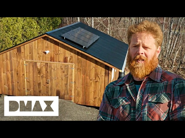 Custom 24x24 Outdoor Classroom Complete With Solar Power Reveal | Maine Cabin Masters