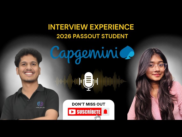 Capgemini Placement Journey 2026 | Real Interview Experience + Preparation Roadmap  for Freshers