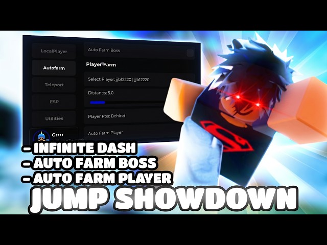 Jump Showdown Script - INFINITE DASH, AUTO FARM BOSS, AUTO FARM PLAYER
