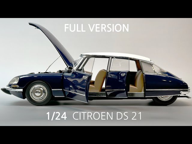 CITROEN DS 21  1/24 EBBRO  Model car build [Full version]