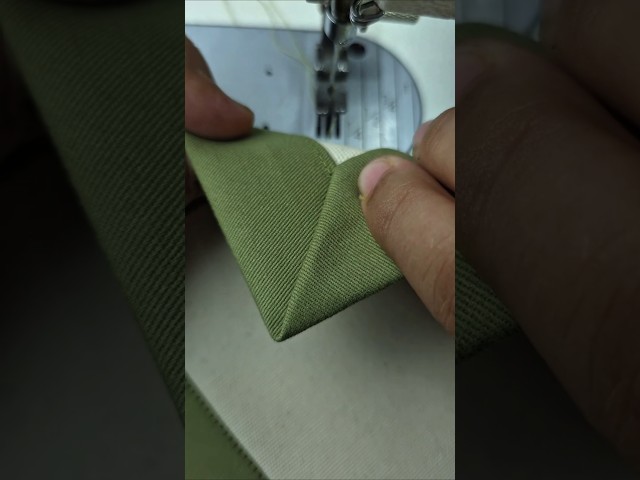 New Way to Sew Perfect Mitered Corners for Beginners #shorts #shortsfeed #trending #fashion #diy