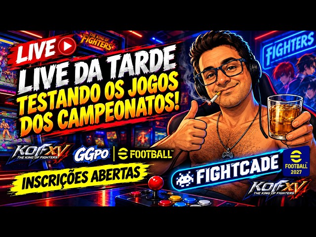 🔥 GGPO KOF XV E EFOOTBALL BORA JOGAR