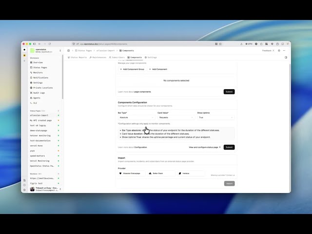 How to Migrate from Atlassian Statuspage to openstatus (Quick Tutorial)