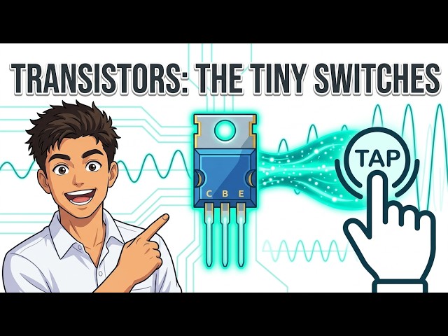Transistors Explained in 3 Minutes: The Tiny Switches that Run the World