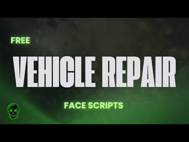 Simple Vehicle Repair FIVEM Qbox GTAV Script - by FACE SCRIPTS
