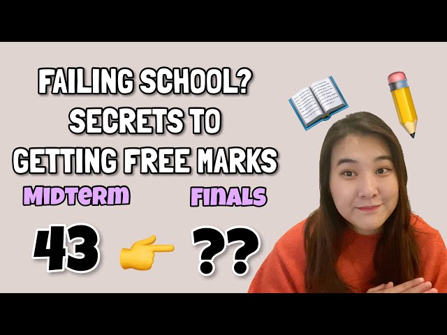 Failing School? Secrets to how I passed every course I was failing!