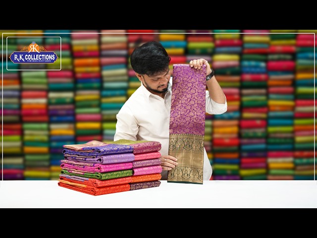Kanchi Pattu AllOver Scut Border Sarees I Wholesale Shop I@Rkcollectionssarees