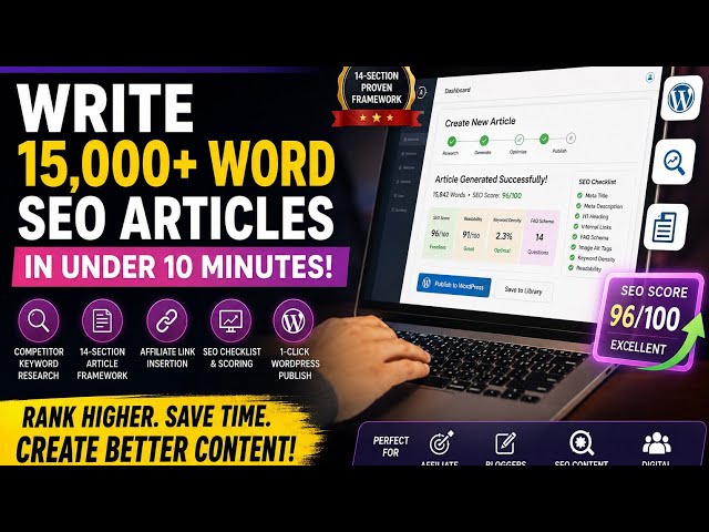 AI Article Generator Pro Review 2026: Best AI SEO Article Writer for Affiliate Marketers?