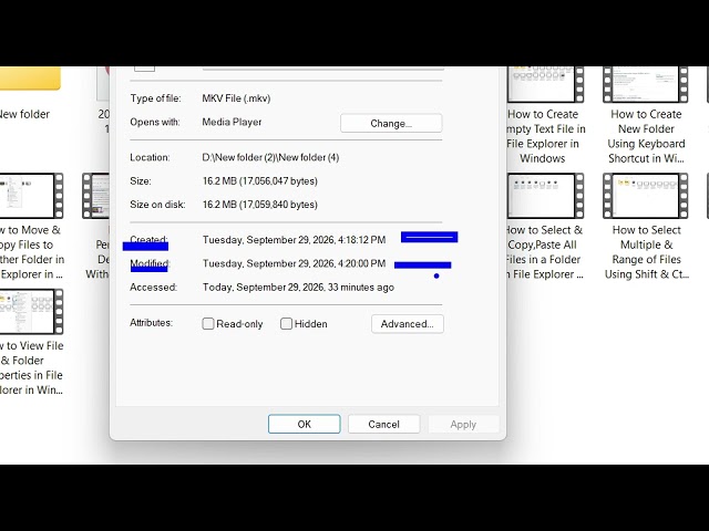 How to Check File Creation & Modified Date in File Explorer in Windows