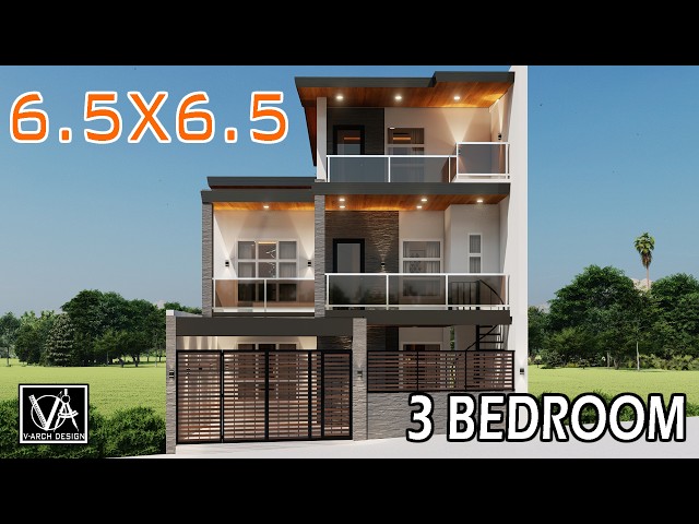 3 Storey Modern Minimalist House Design