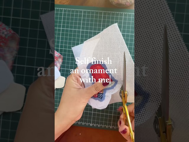 Self finish an ornament with me
